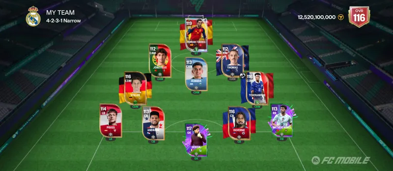 аккаунт FC Mobile 2 аккаунт FC Mobile 2