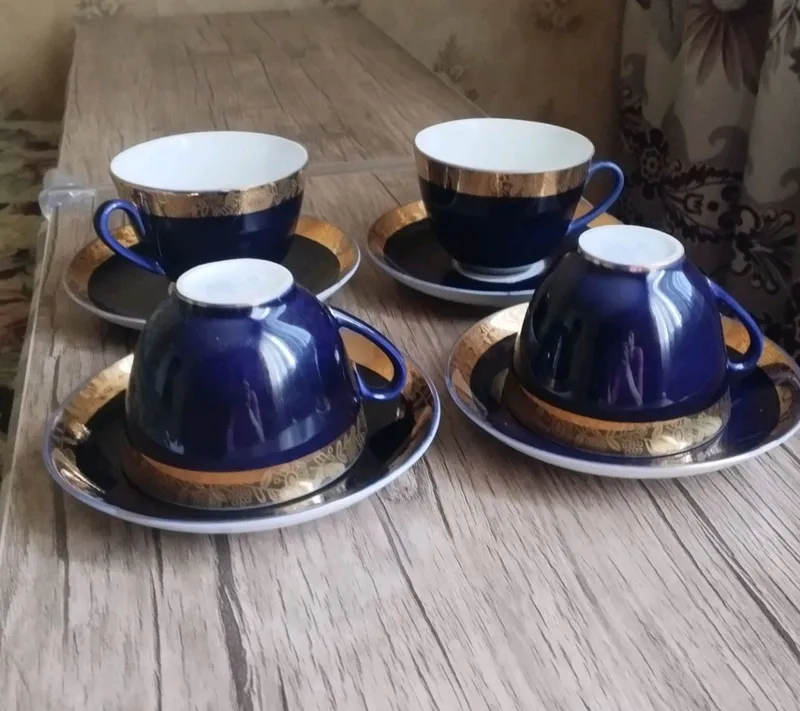 Ломоносовские чашки с блюдцем