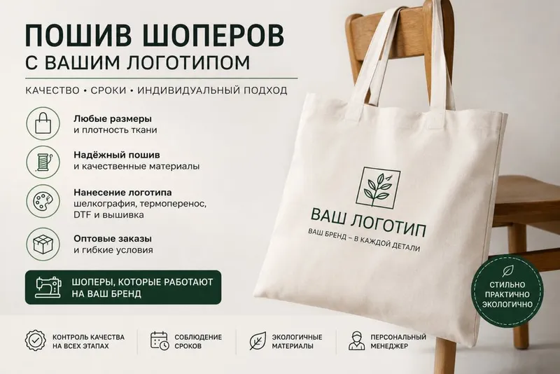 Шопер / эко сумка / тканевая, бязявая сумка.