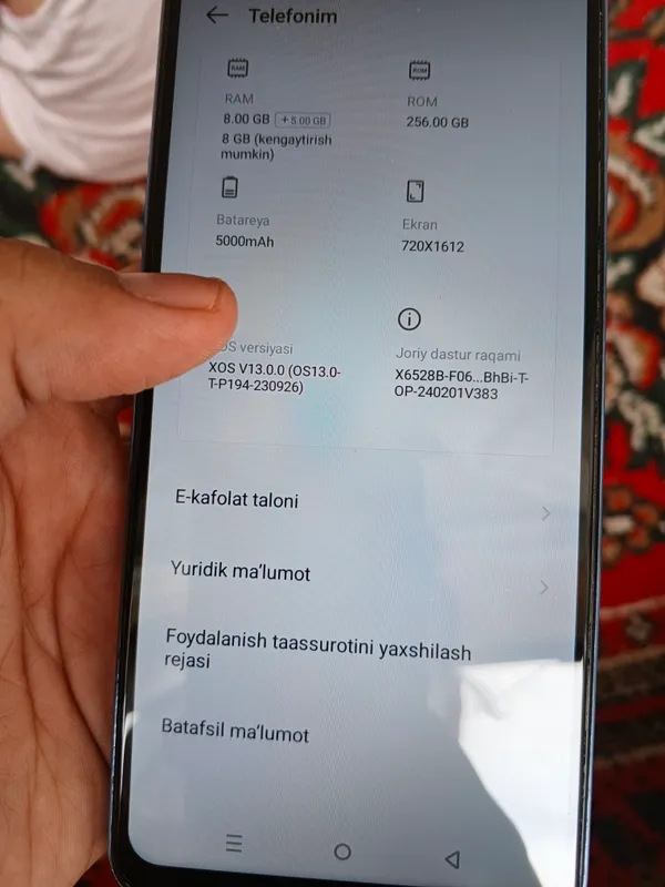 Infinix not 40 i tel sotiladi
