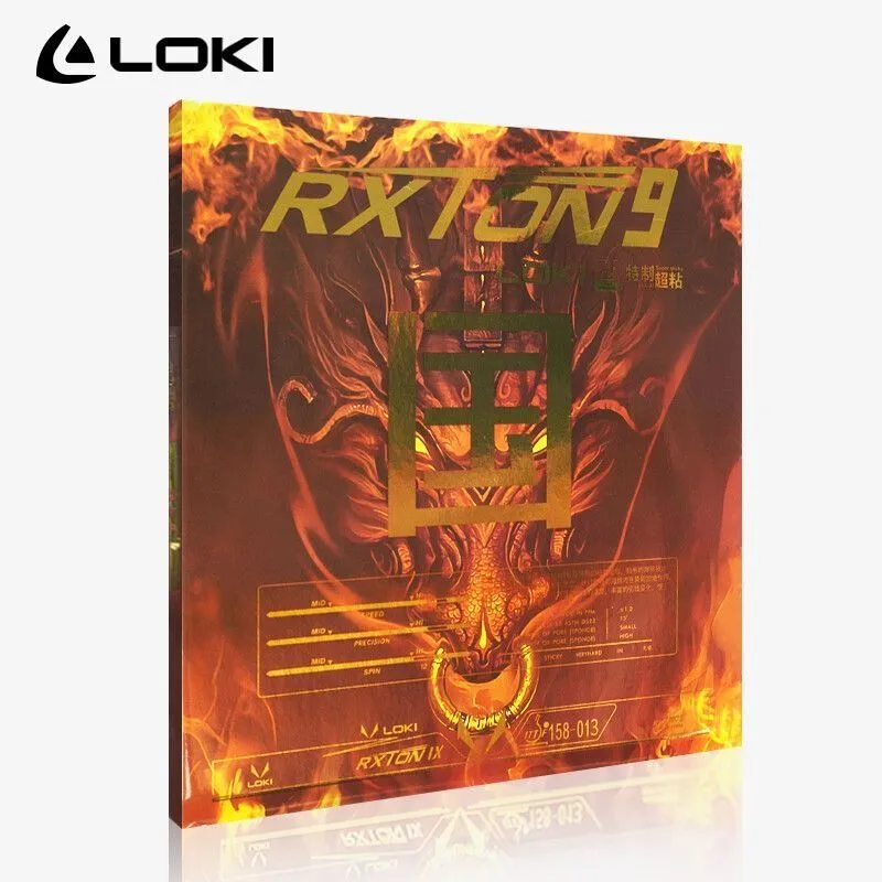 Профессиональная накладка настольного тенниса фирмы Loki Rxton 9 — фото 3