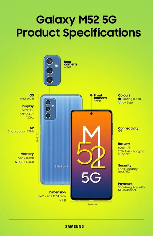 Samsung Galaxy M52 5g 3 Samsung Galaxy M52 5g 3
