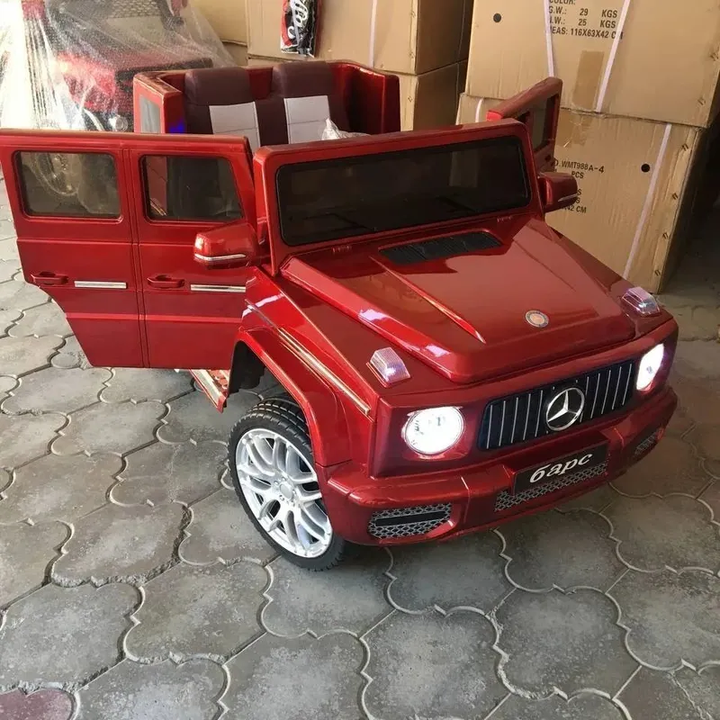 Mercedes Benz Gelik премиум детская машина электромобиль подарок детям 6