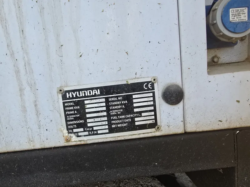 Генератор Hyundai DHY45KSE + АВР / Hyundai DHY45KSE generatori + AVR 4