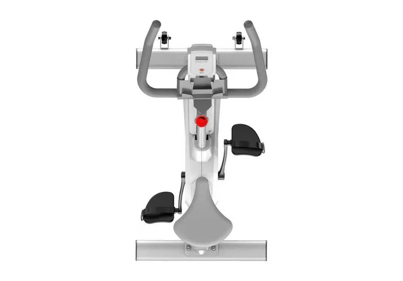 Velotrenajyor uy uchun, o'rindiqli fitnes velosiped, oq model pro plus — фото 3