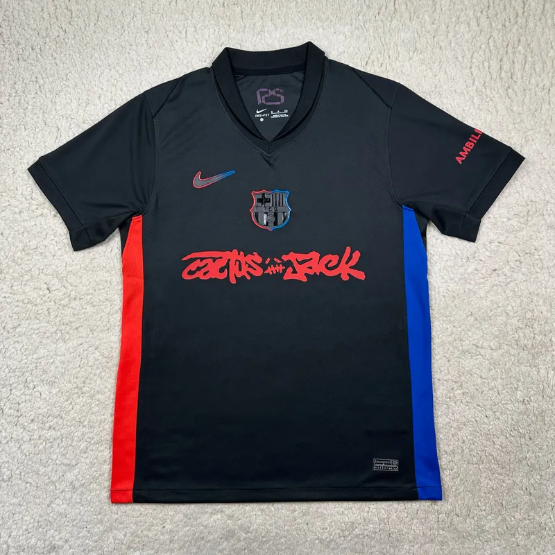 Футболка "Barcelona" Travis Scott Nike, футбольная