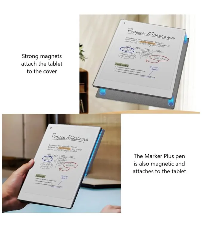 reMarkable Paper Pro + Marker Plus + Book Folio (Mosaic Weave) — фото 4