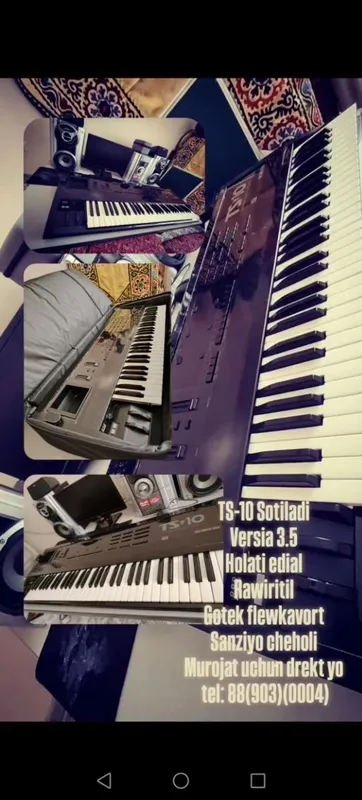 Ensoniq Ts-10 sotiladi Holati yangi — фото 4