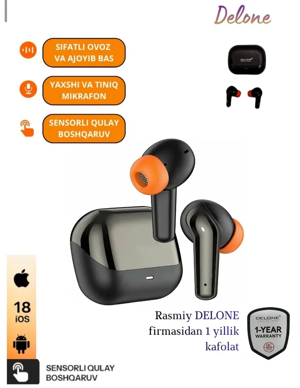 Delone D-EB06 Limited Edition Airpods 2 Delone D-EB06 Limited Edition Airpods 2