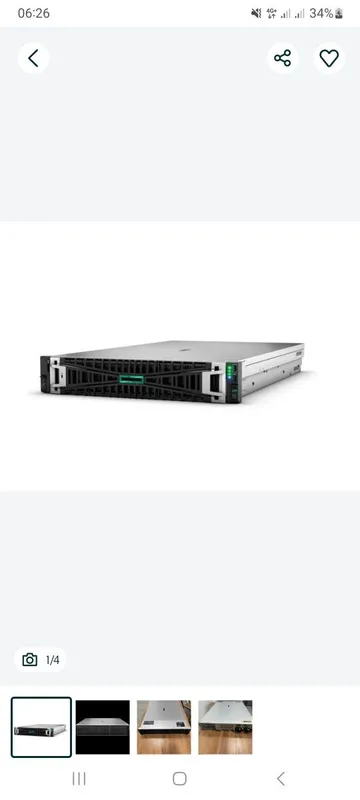 HPE ProLiant DL380 Gen10 Form Factor Rack (2U) 8SFF