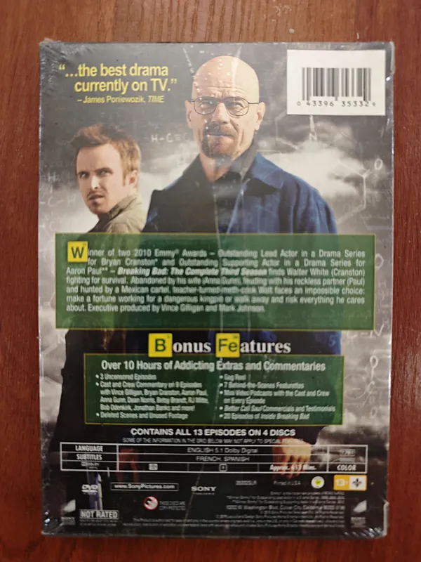 Продаю DVD-диски Во все тяжкие Сезоны 2–6 (новые, запечатанные) — фото 2