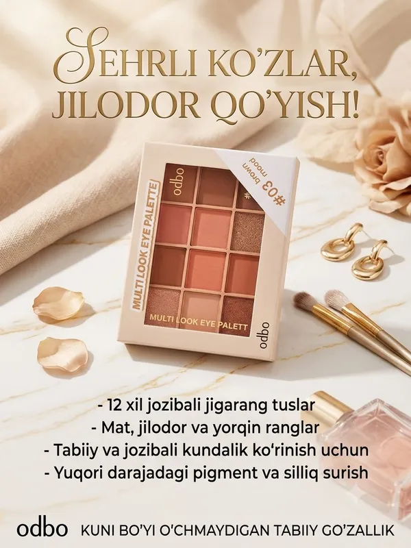 odbo ko'z uchun paletka