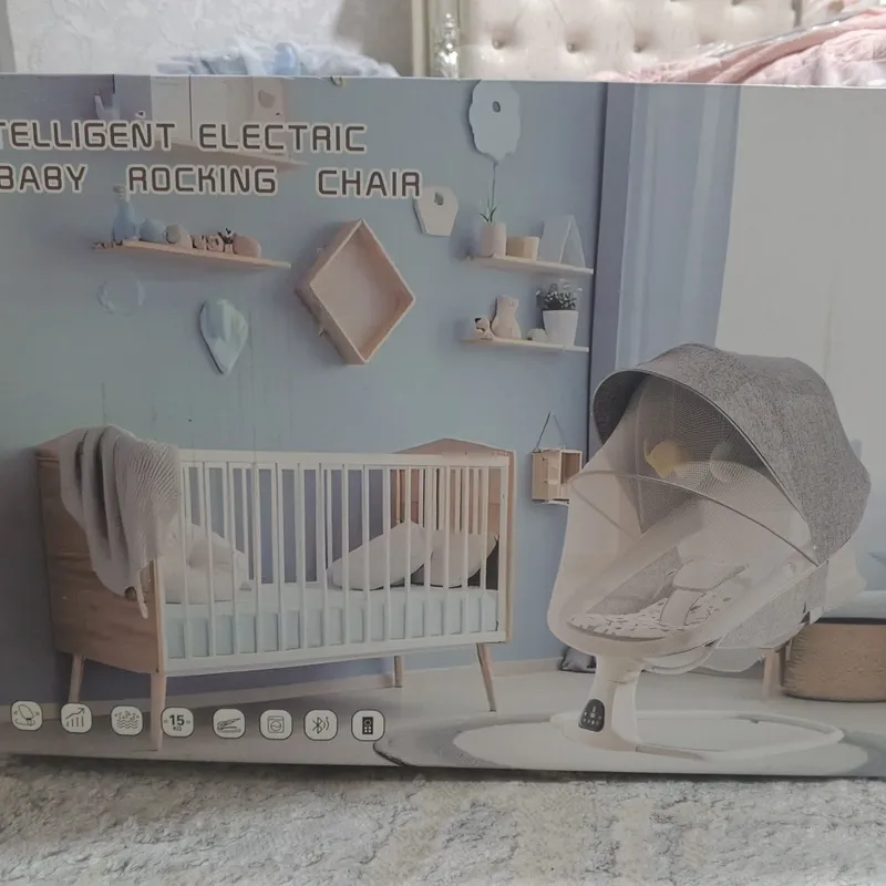 Bolalar va chaqaloqlar uchun leyjyak tebratma kreslo