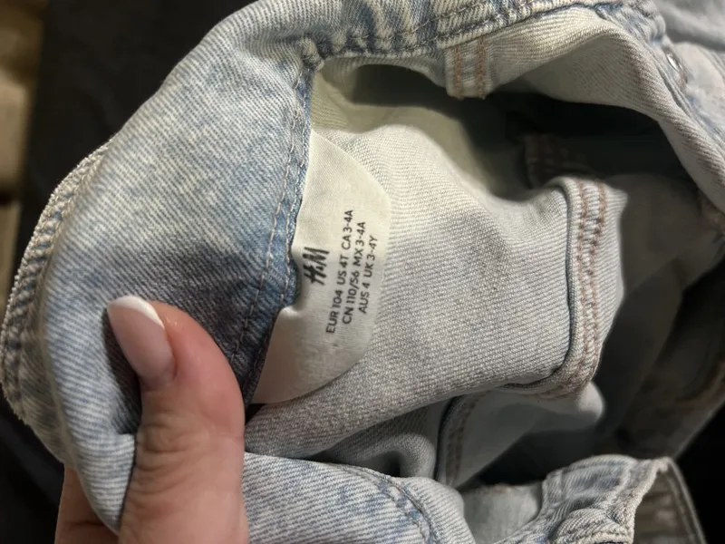 Джинсовый костюм H&M 4