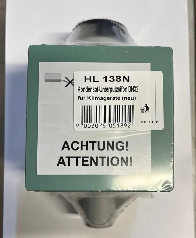 Сифон для кондиционера HL 138N (встроенный) — Новый 6