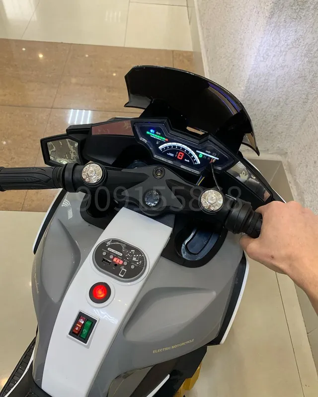 Детский мотоцикл KP1698 12V с пультом | для детей 3-8 лет 6
