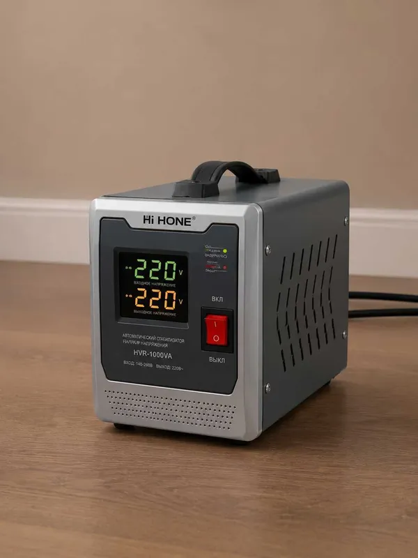 Стабилизатор напряжения HONLE DER-2000BA 220В для дома и офиса 2 Стабилизатор напряжения HONLE DER-2000BA 220В для дома и офиса 2