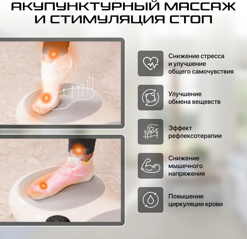 Виброплатформа Genau VibroFit V3 White — фото 5