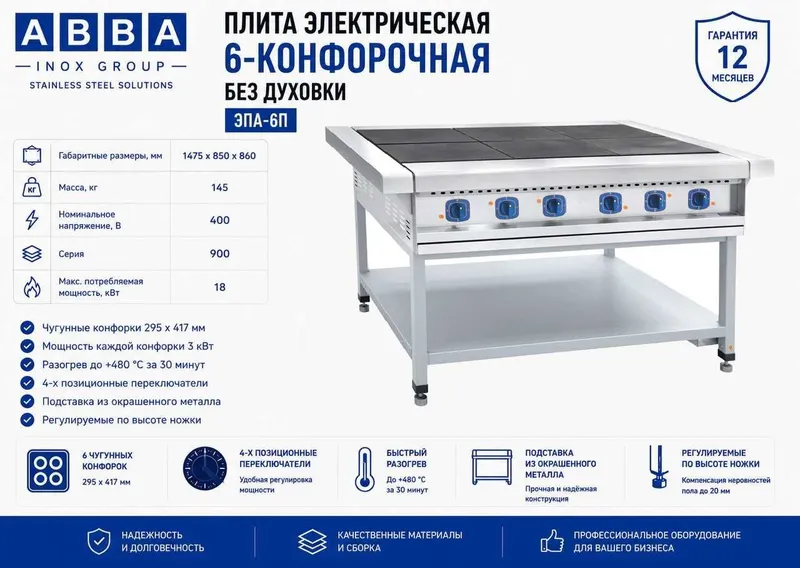 Плита электрическая — фото 3