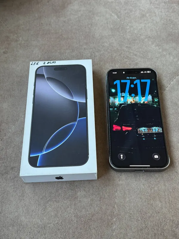 Apple iPhone 16 Pro Max 256GB, чёрный титан 1 Apple iPhone 16 Pro Max 256GB, чёрный титан 1