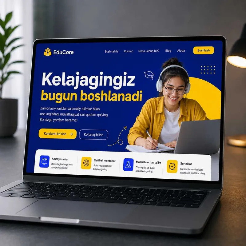 Web sayt | Internet do'kon | Landing page | Создание сайтов под ключ 1