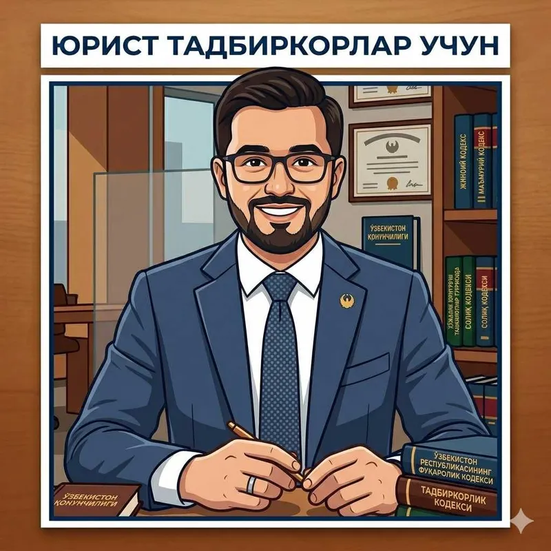 Юрист хизмати (тадбиркорлар учун) Онлайн. Масофавий.