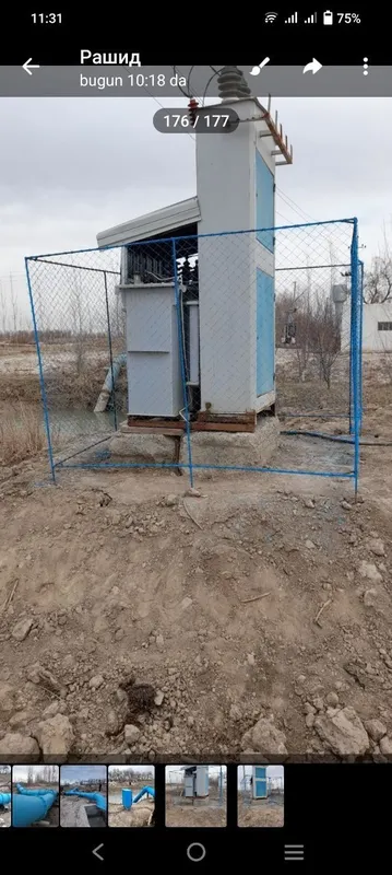 Насос 50 квт эл двиг. ТРАНСФОРМАТОР янги — фото 2