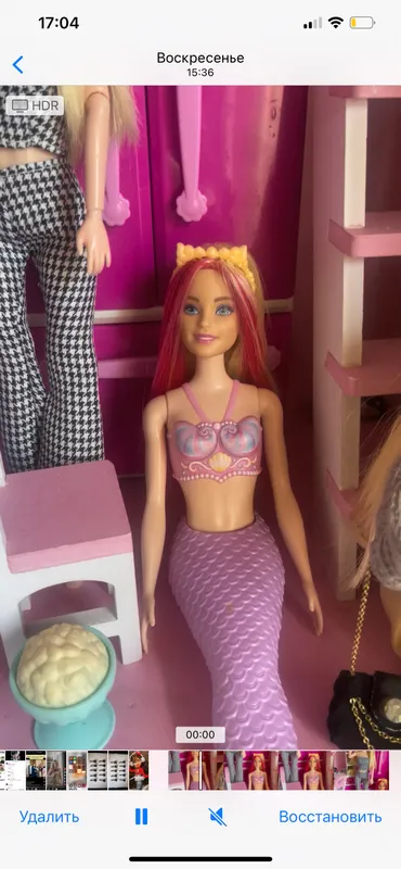 Кукла русалка барби qogirchoq suvpariy barbie