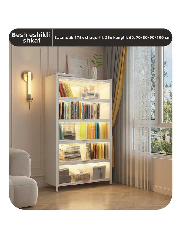 Шкаф витрина для органайзеров / шкаф для книг / vitrina shkaf \ javon — фото 6
