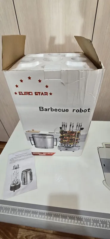 Электрошашлычница-(1500W) Euro Star GH-8619 – новая, не использовалас 1 Электрошашлычница-(1500W) Euro Star GH-8619 – новая, не использовалас 1