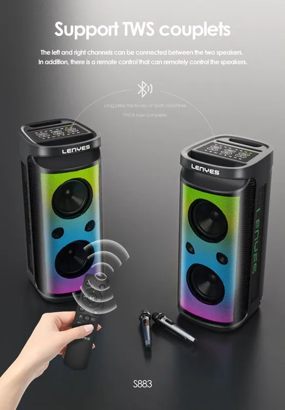 Lenyes S883 Subwoofer kalonka — фото 6