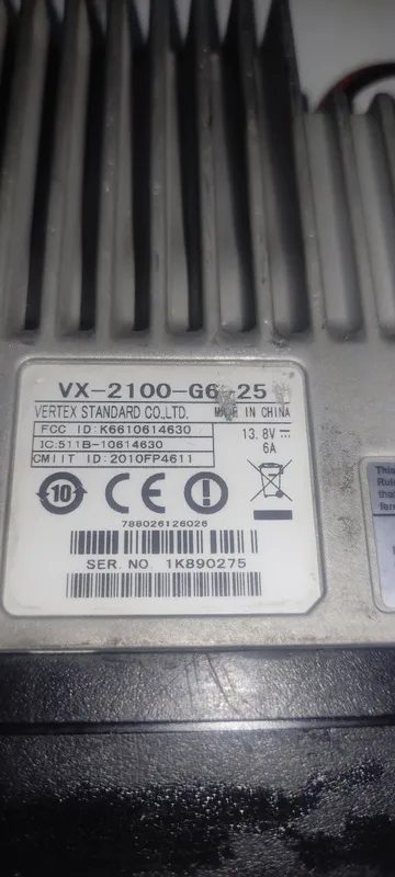 Ratsiya Vertex Standard VX-2100-G6-25 4