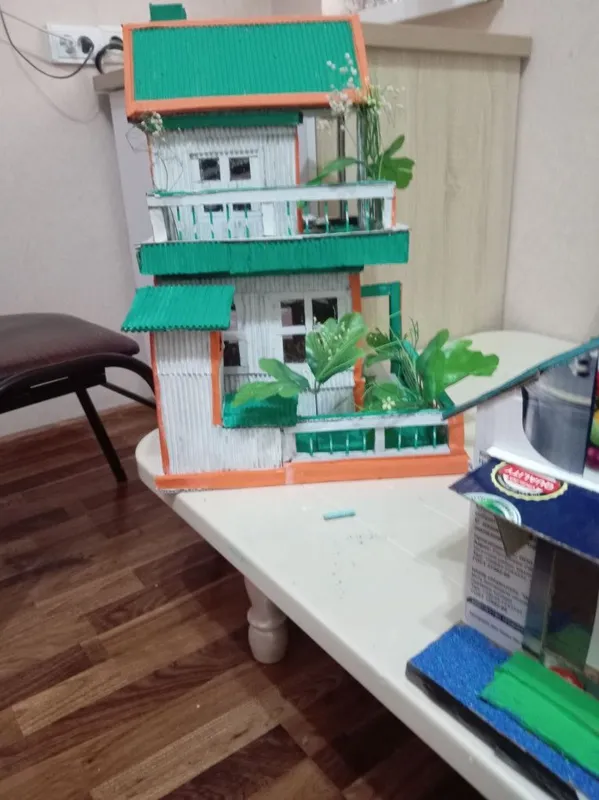 Домик из картона 4 Домик из картона 4