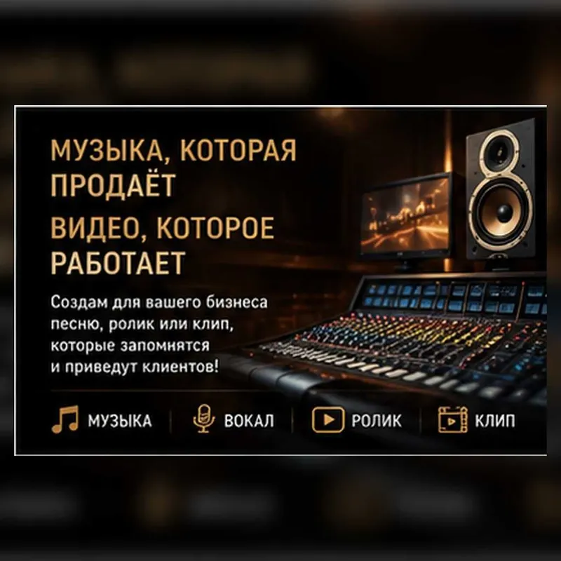 Песни и видео для рекламы вашего бизнеса — фото 3
