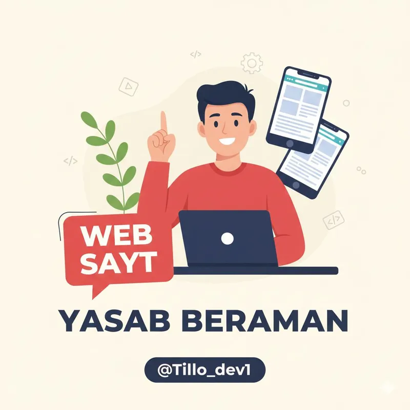 Web Sayt Yasab Beraman