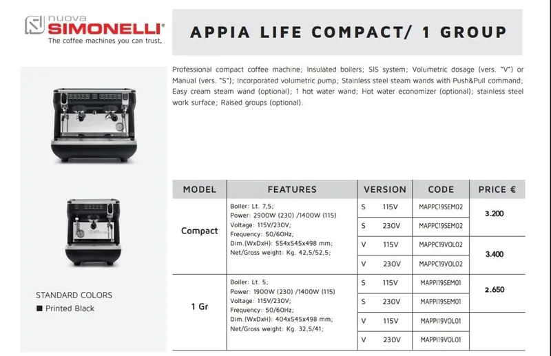 Кофемашина Nuova SIMONELLI — фото 1