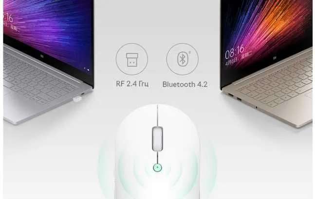 Мышь Xiaomi Mi Dual Mode Wireless Mouse (White) 1 Мышь Xiaomi Mi Dual Mode Wireless Mouse (White) 1