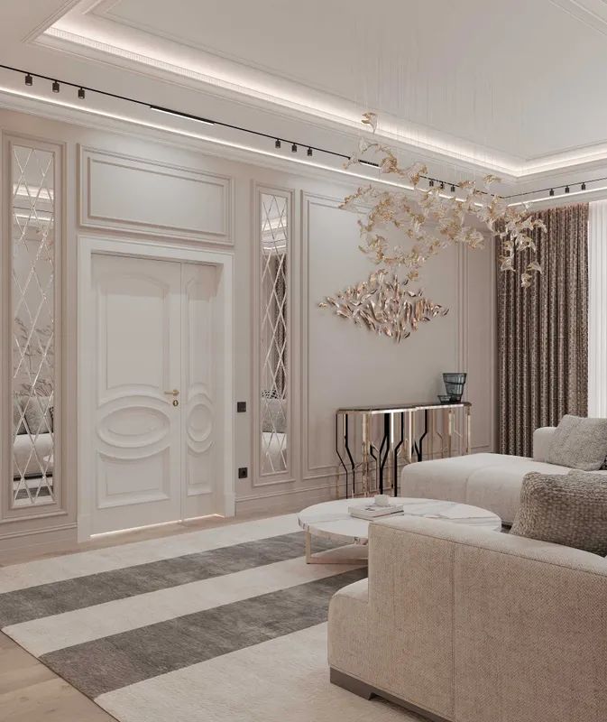 Interyer dizayn | Zamonaviy va hashamatli dizayn | 3D vizualizatsiya — фото 7