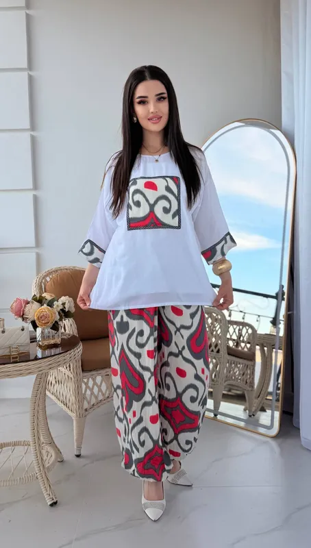 dvoyka, ayollar ko'ylagi, ko'yne, kofta shalvir