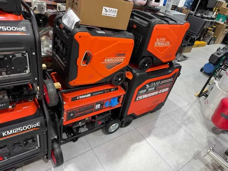 Генератор инвертор движок бесшумный generator kemage saab 4.5kw optom — фото 4