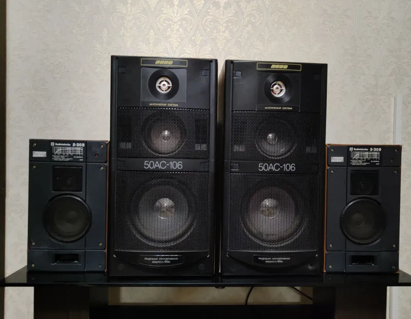 Колонки Вега 50АС-106 и Radiotehnika S-30B 3 Колонки Вега 50АС-106 и Radiotehnika S-30B 3