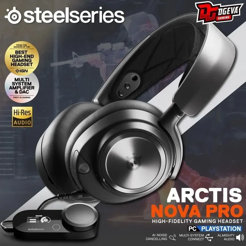 Steelseries Nova Pro Wired+Gamedac Проводные Наушники — фото 1