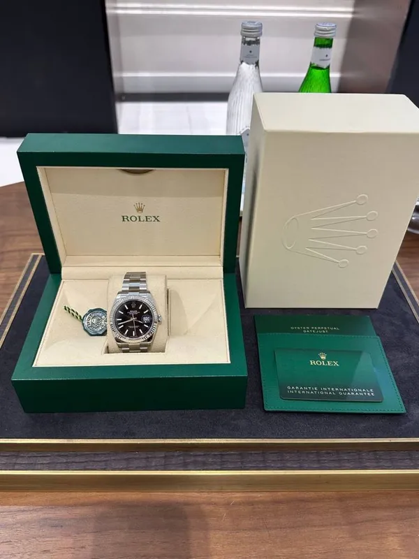 Rolex Datejust 41mm steel and white gold — фото 3