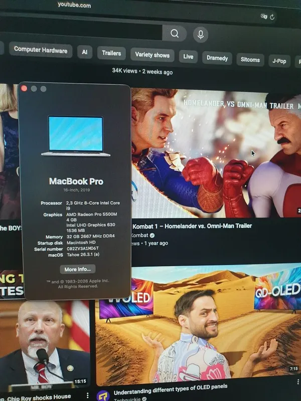 Macbook pro 16 2019 + 2k display