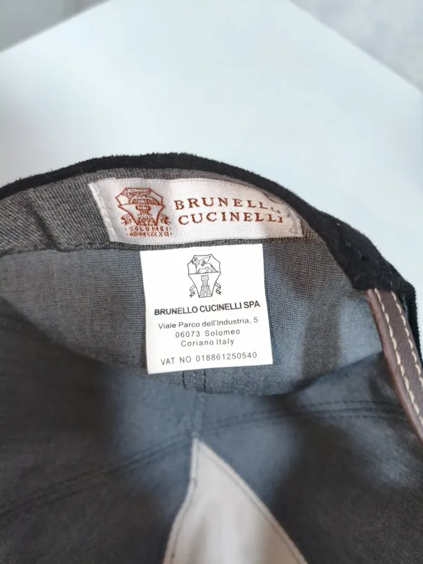Бейсболка Brunello Cucinelli 3 Бейсболка Brunello Cucinelli 3