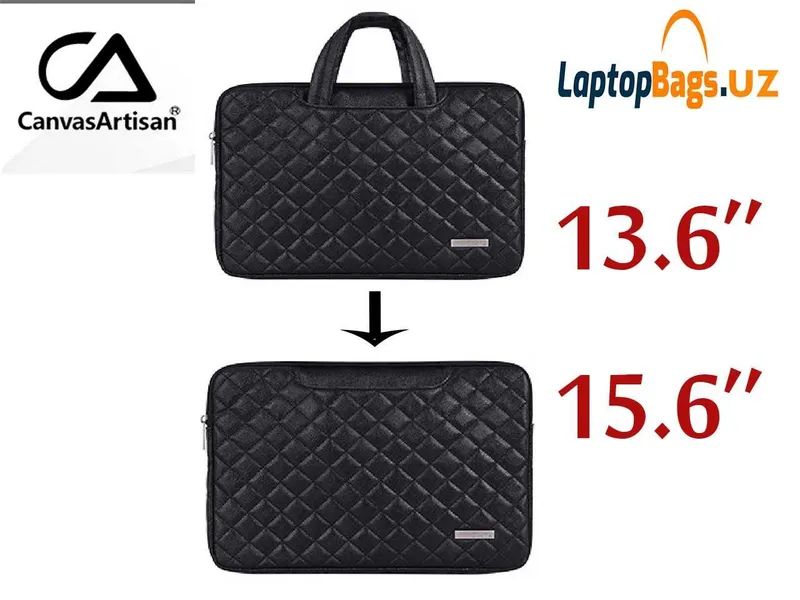CanvasArtisan®️ для ноутбука и макбука 13.3″-15,6″ стеганный — фото 1