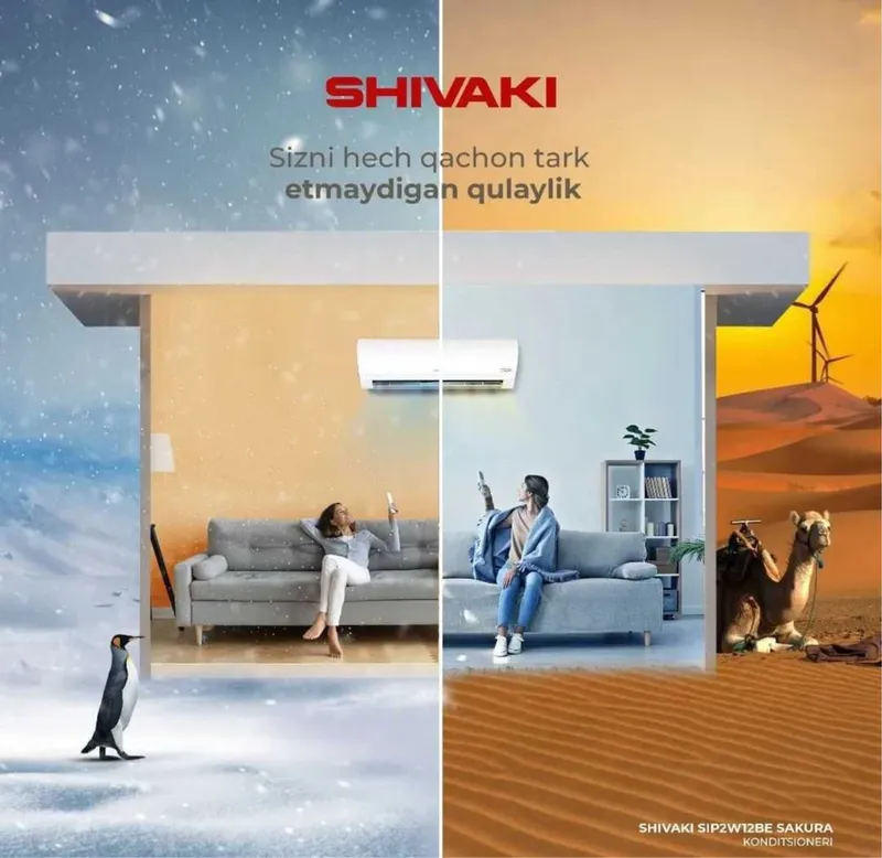 Konditsioner shivaki 12 inverter artel — фото 1