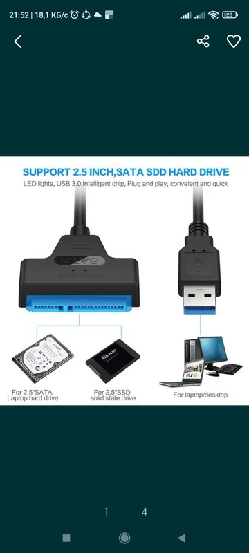 Доставка!usb 3.0 lan adapter, 1 Gb оригинал! — фото 3