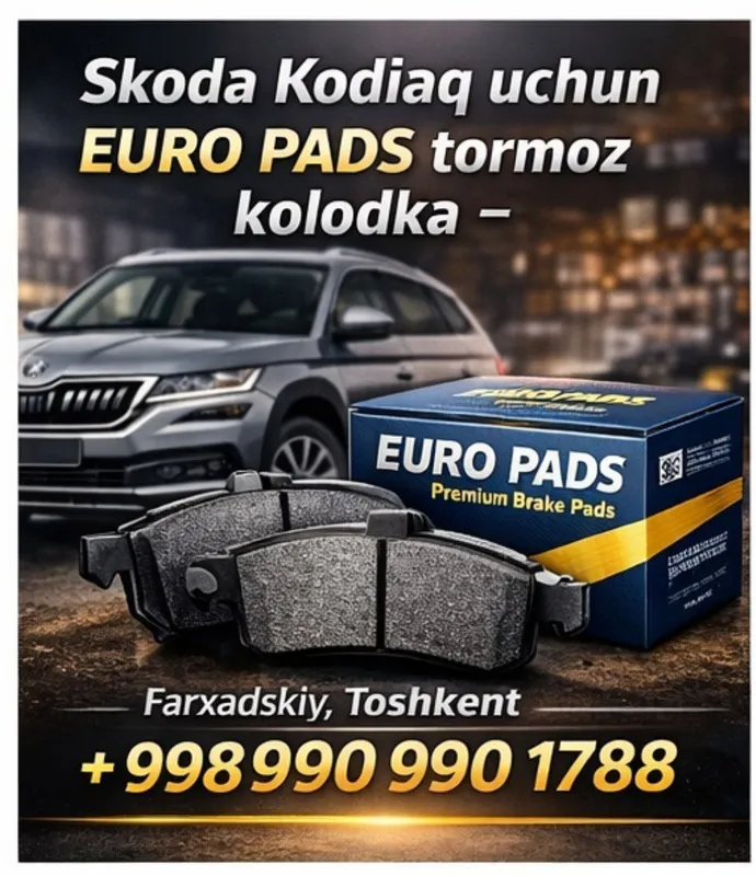 Skoda Kodiaq uchun EURO PADS tormoz kolodka – Garantiyali!