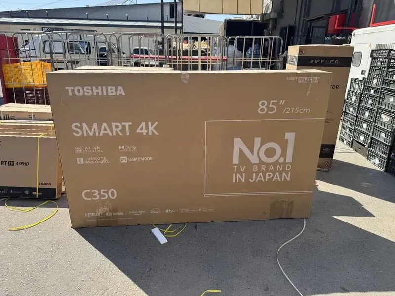 Телевизор TOSHIBA 85 QLED 4K UHD самый низким цена + доставка есть